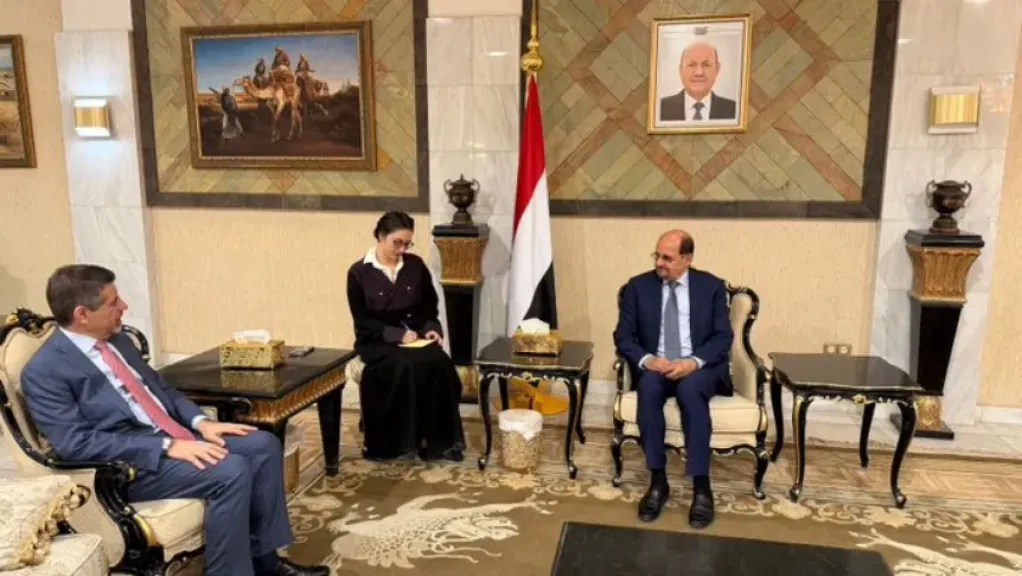 وزير الخارجية يبحث مع السفير الأمريكي تهديدات الحوثيين للملاحة الدولية